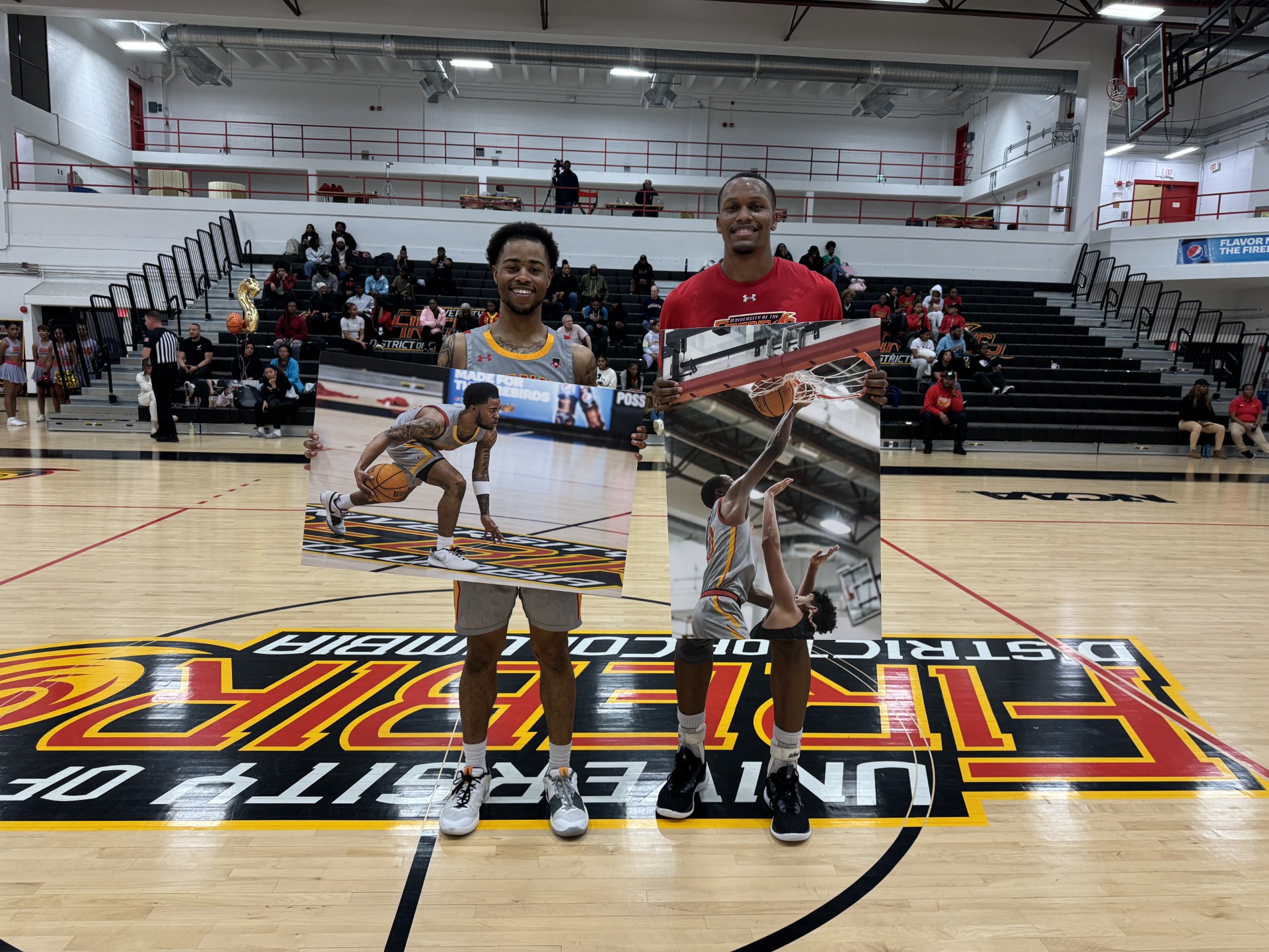 UDC Men's Basketball Clinches ECC Play-Off Spot on Senior Night
