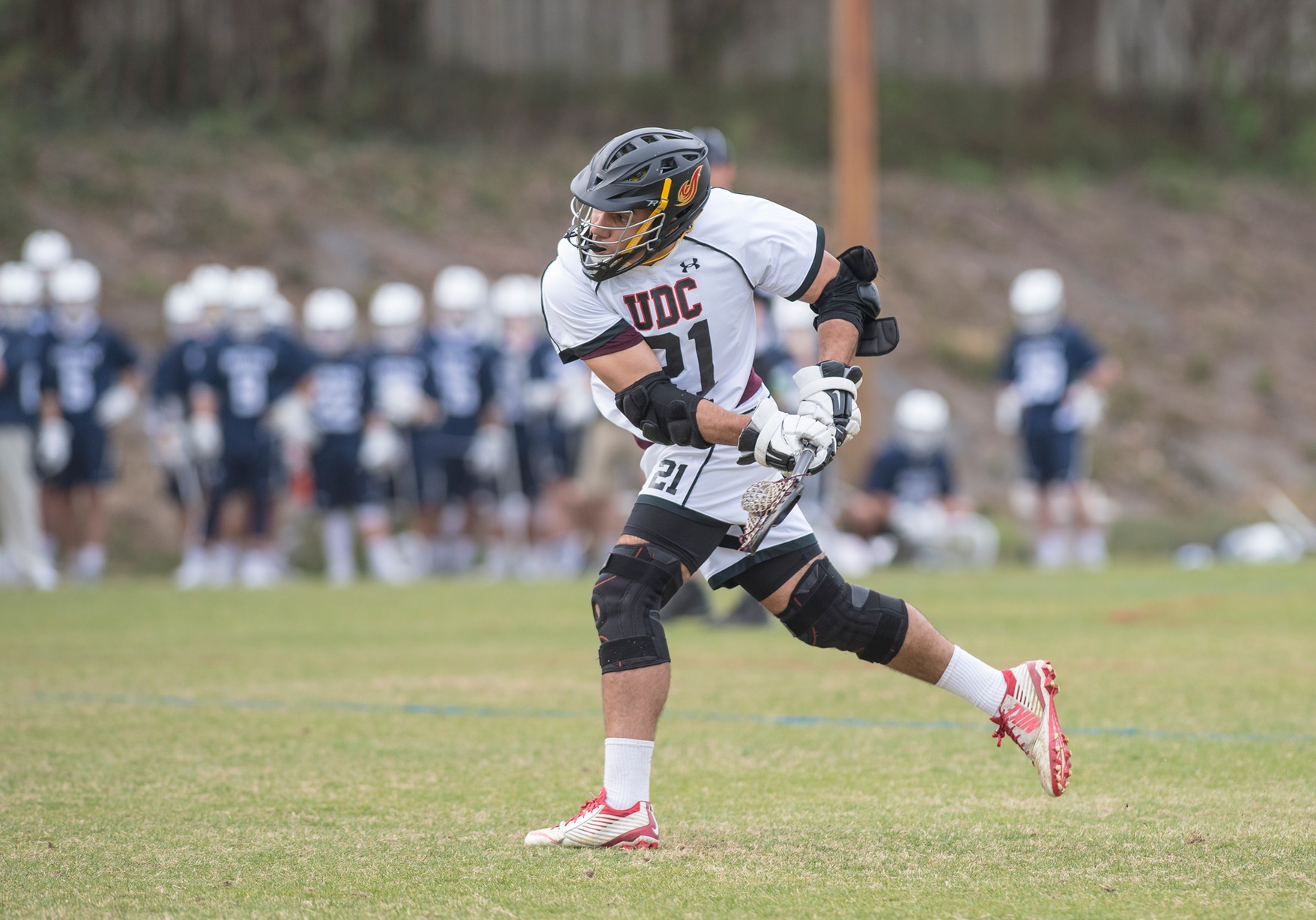 Senior Syrrus Nash led the Firebirds in tough loss against Roberts Wesleyan.