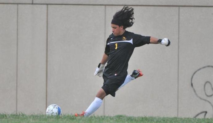 Graduate goalkeeper Omar Gonzalez made six saves.