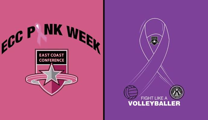 ECC Announces &ldquo;Pink&rdquo; and &ldquo;Fight Like a Volleyballer&rdquo; Week Schedule