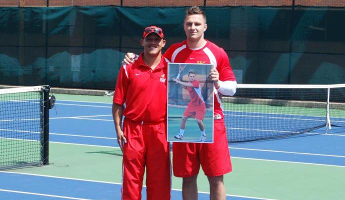 Aleksandar Grabovac Earns ECC Men&rsquo;s Tennis Player of the Year; Dickie Mahaffey Named Coach of the Year