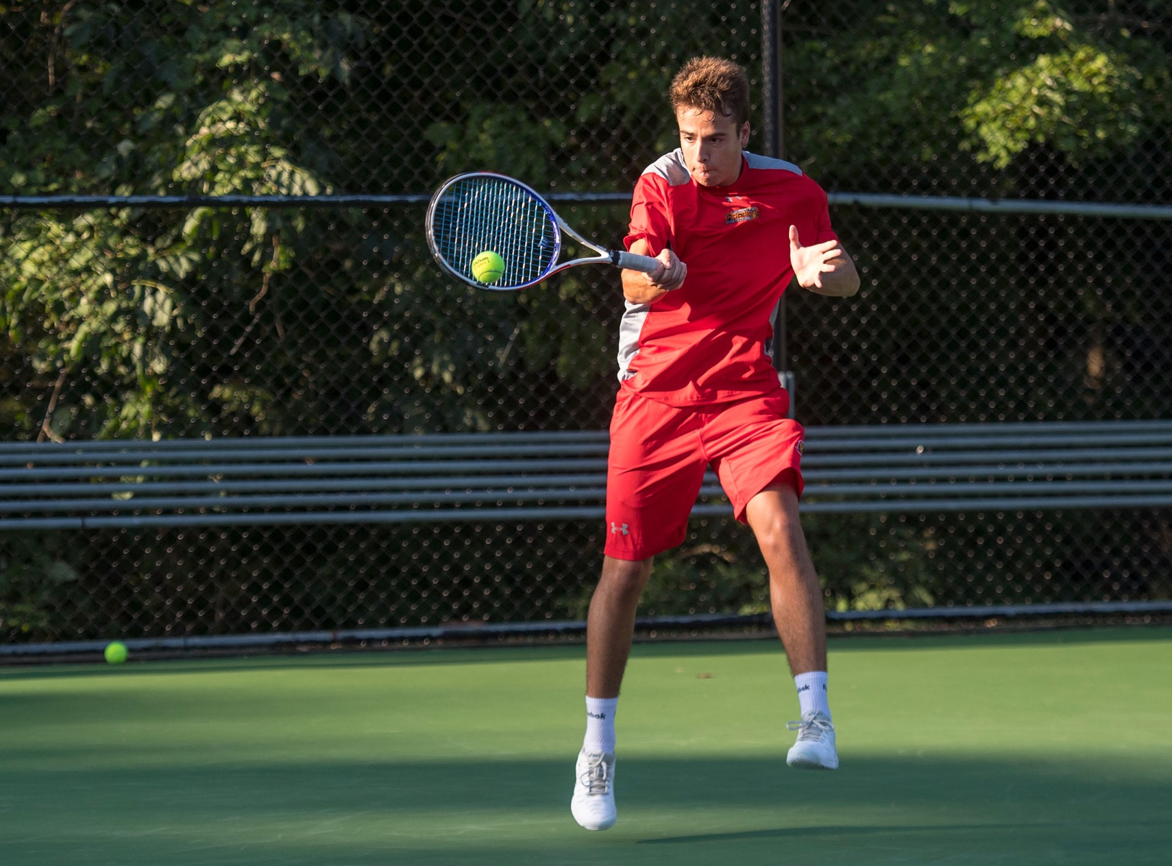 Hernandez won his singles match at No.4 defeating his opponent 6-4