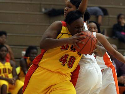 Lillian McGill scored a game-high 22 points and grabbed 14 rebounds against King College for her 11th double-double of the season