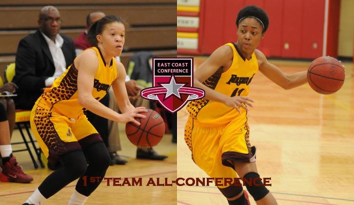 Telisha Turner, Denikka Brent Earn First Team All-East Coast Conference Honors