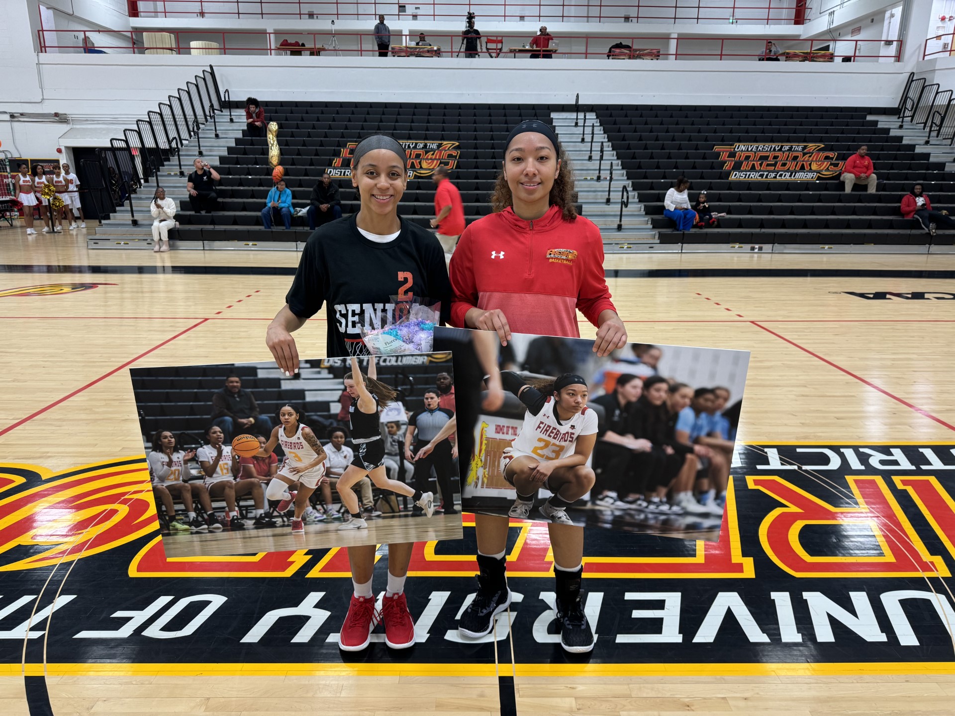 UDC Women's Basketball Defeat Queens College on Senior Night