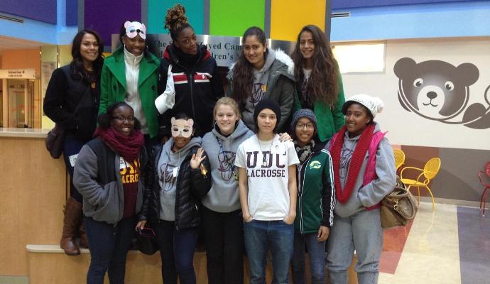 Women&rsquo;s Lacrosse Visits Children&rsquo;s National Medical Center
