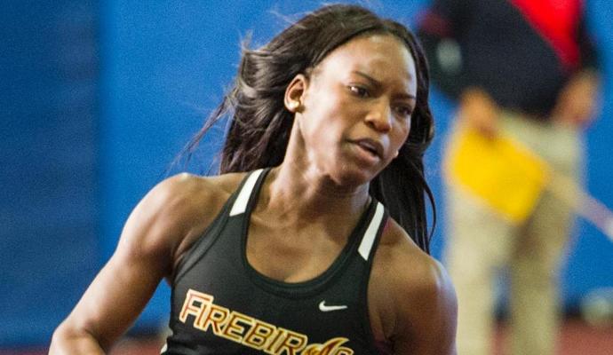 Stacy-Ann Rowe ran impressive times in the 100M and 100M Hurdles despite cold conditions.