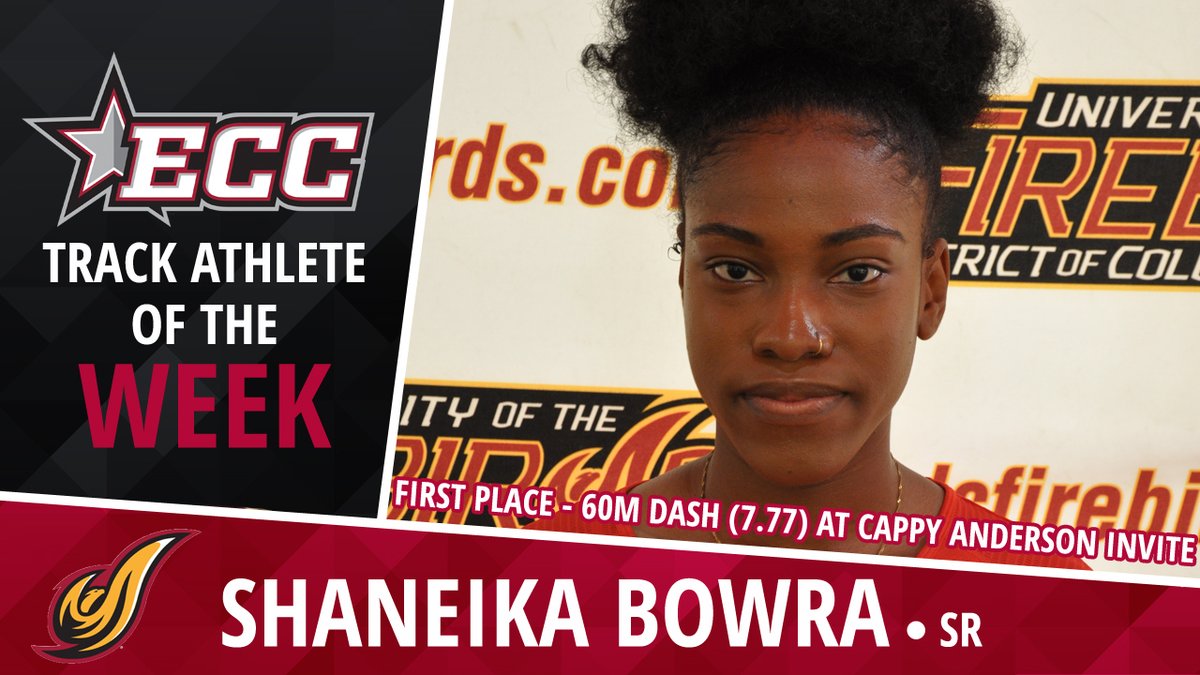 Shaneika Bowra Earns East Coast Conference Women&rsquo;s Indoor Track Athlete of the Week