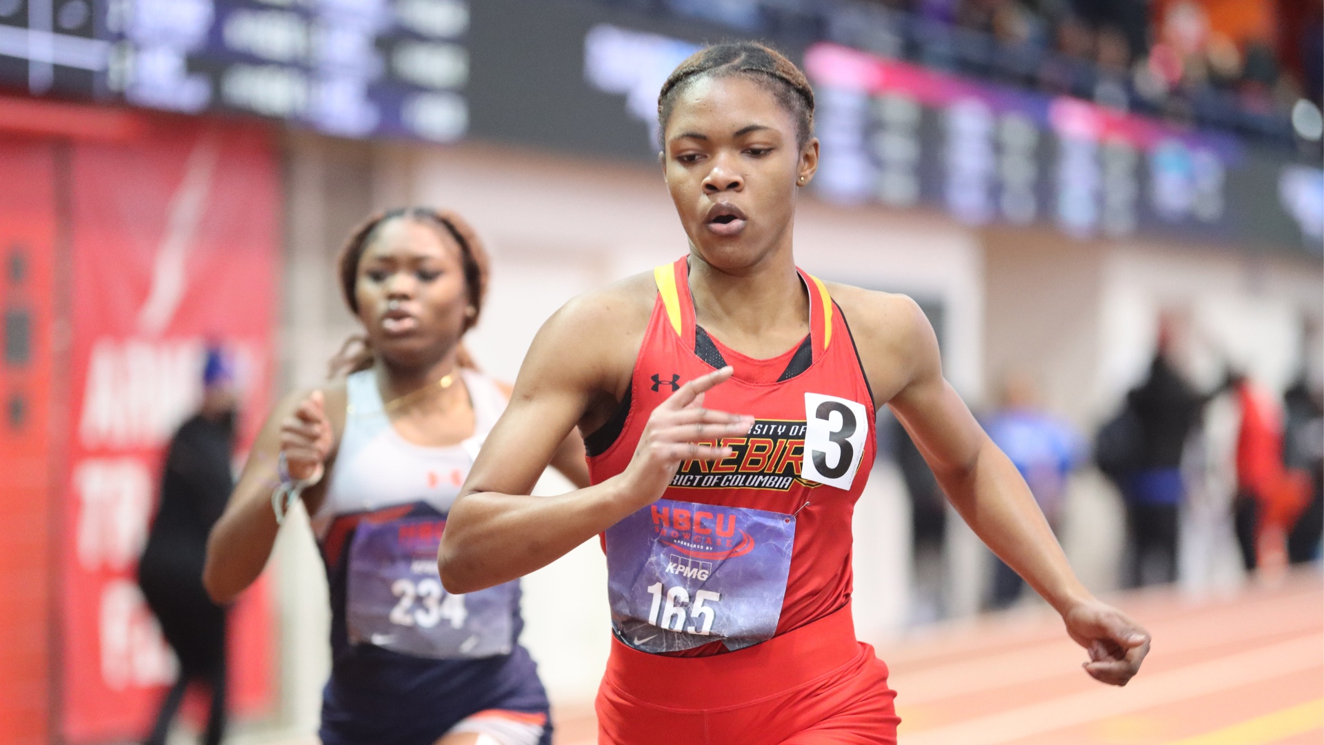Thompson placed third in the 400m with a time of 57.94s