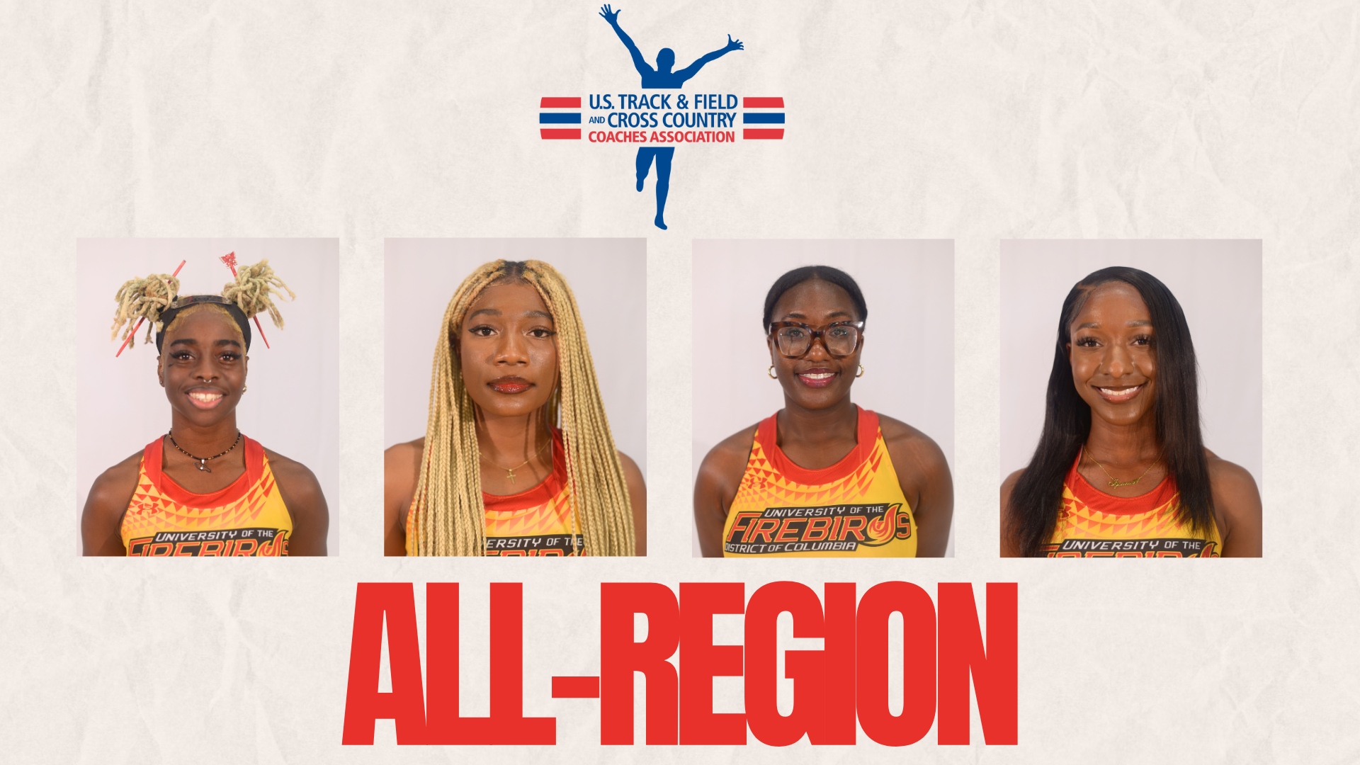 Four Firebirds Earn All-Region Honors