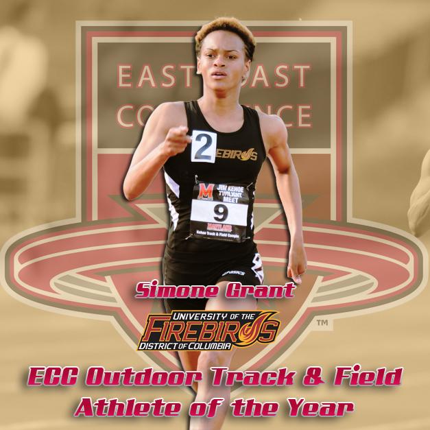 Simone Grant Earns ECC Outdoor Track & Field Athlete of the Year