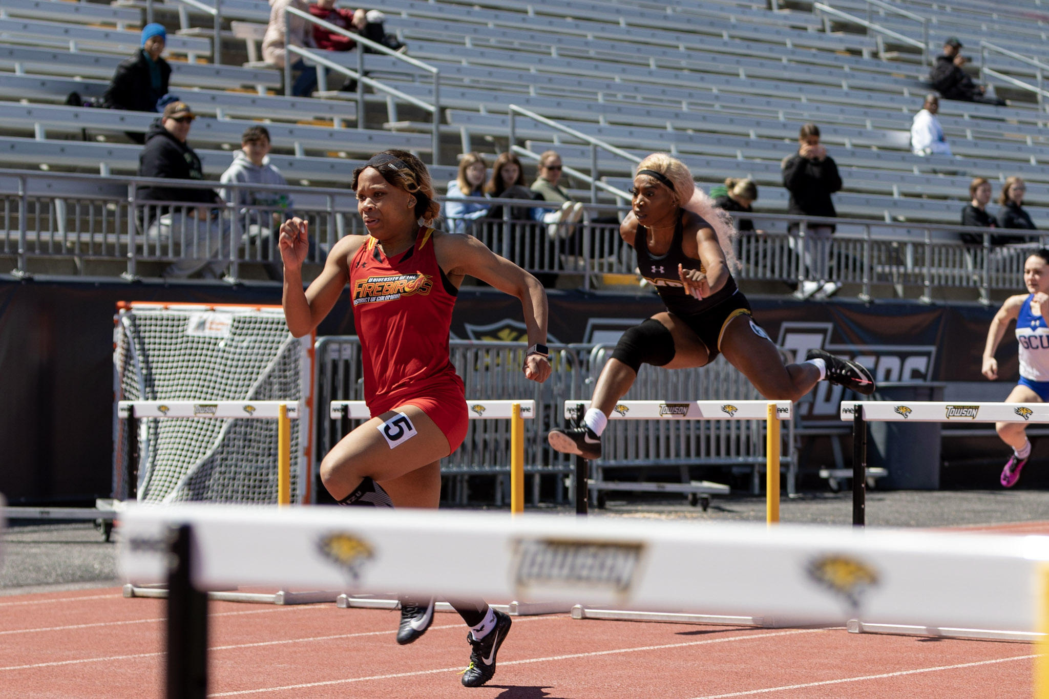 Rose ran a personal best time of 12.20s in the 100m.