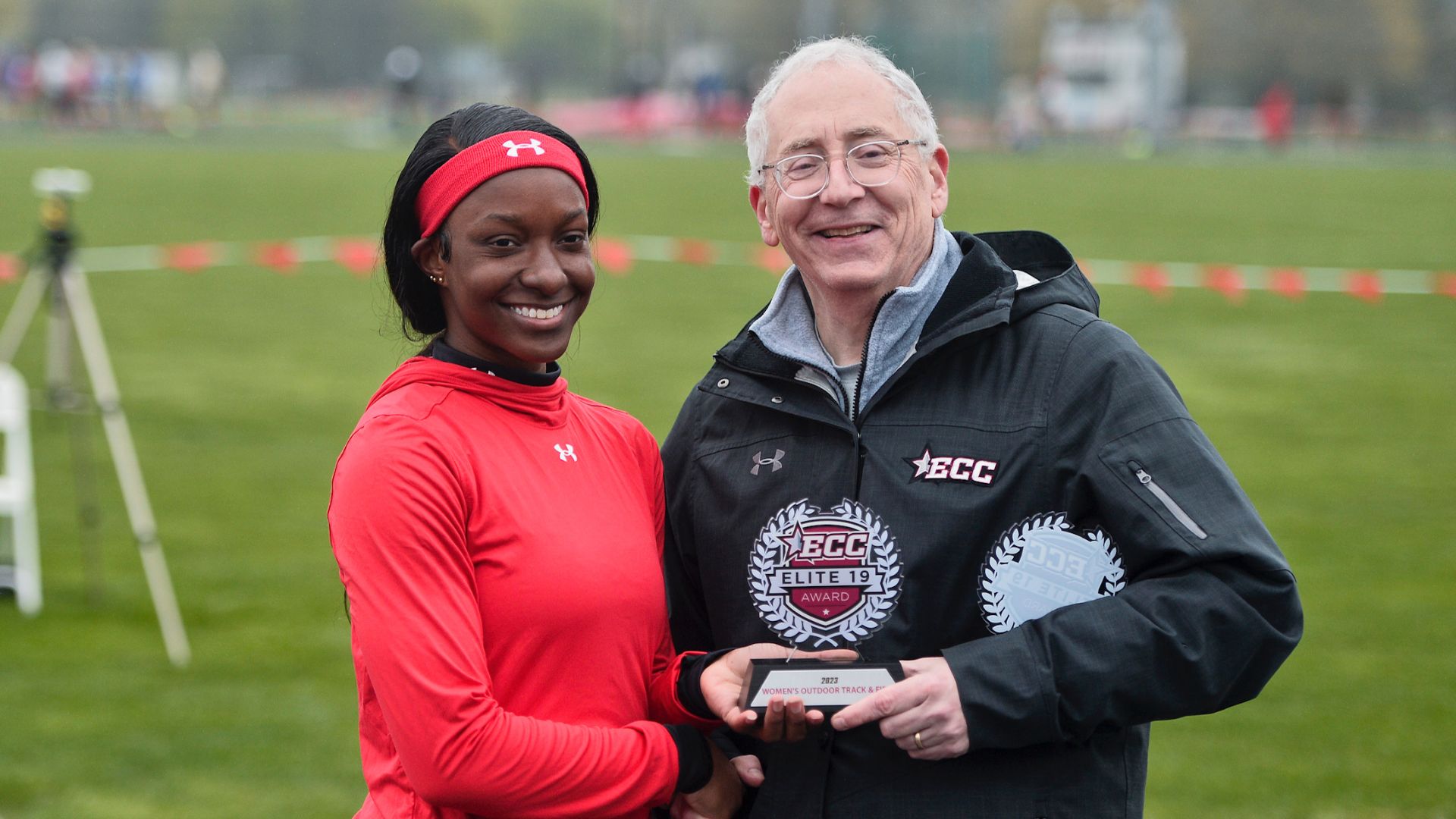 Pictured: Iyanna Jackson & ECC Commissioner Bob Dranoff