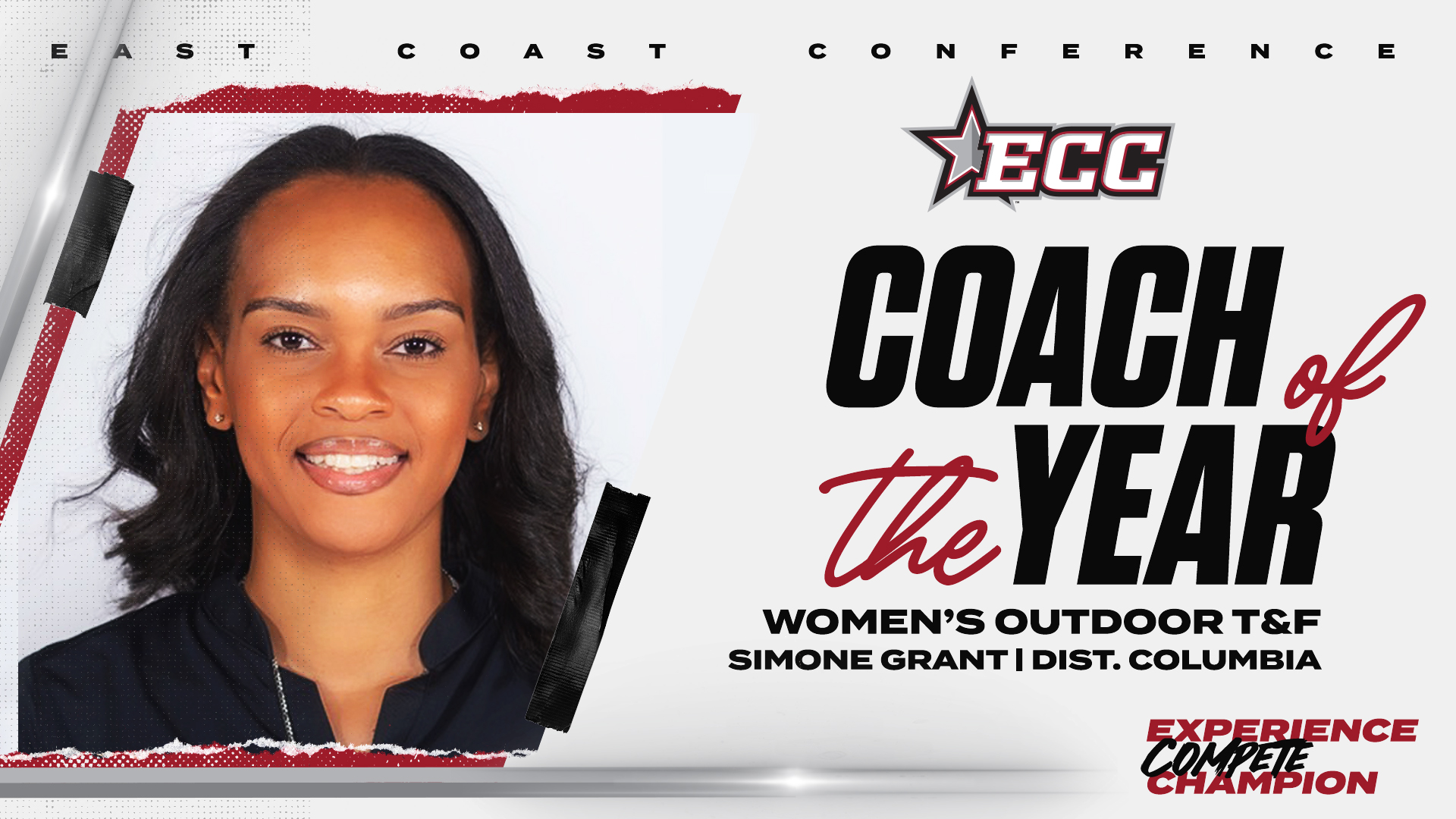 UDC Track & Field Head Coach Simone Grant Named ECC Coach of the Year