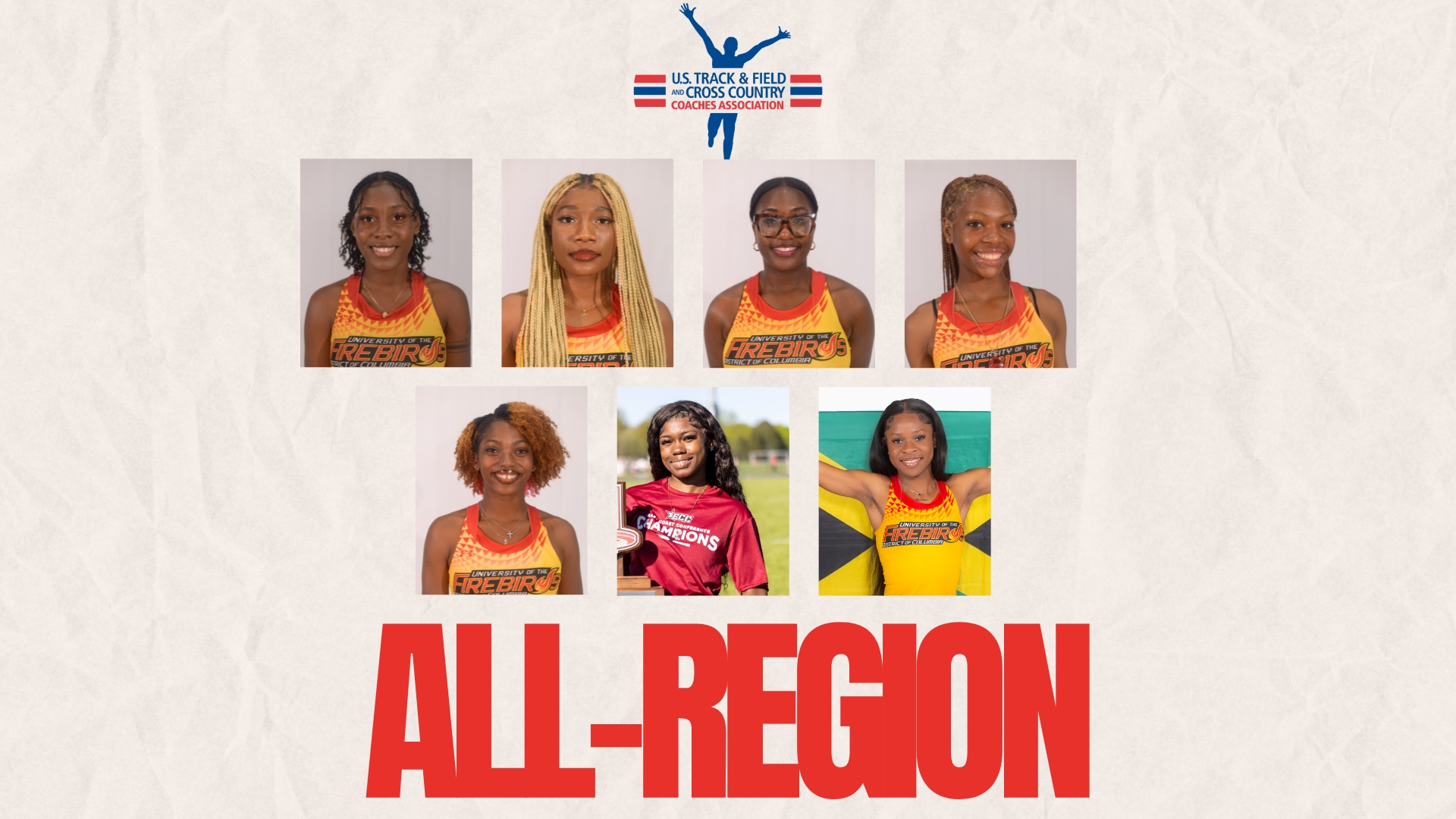 Seven Firebirds Earn All-Region Honors