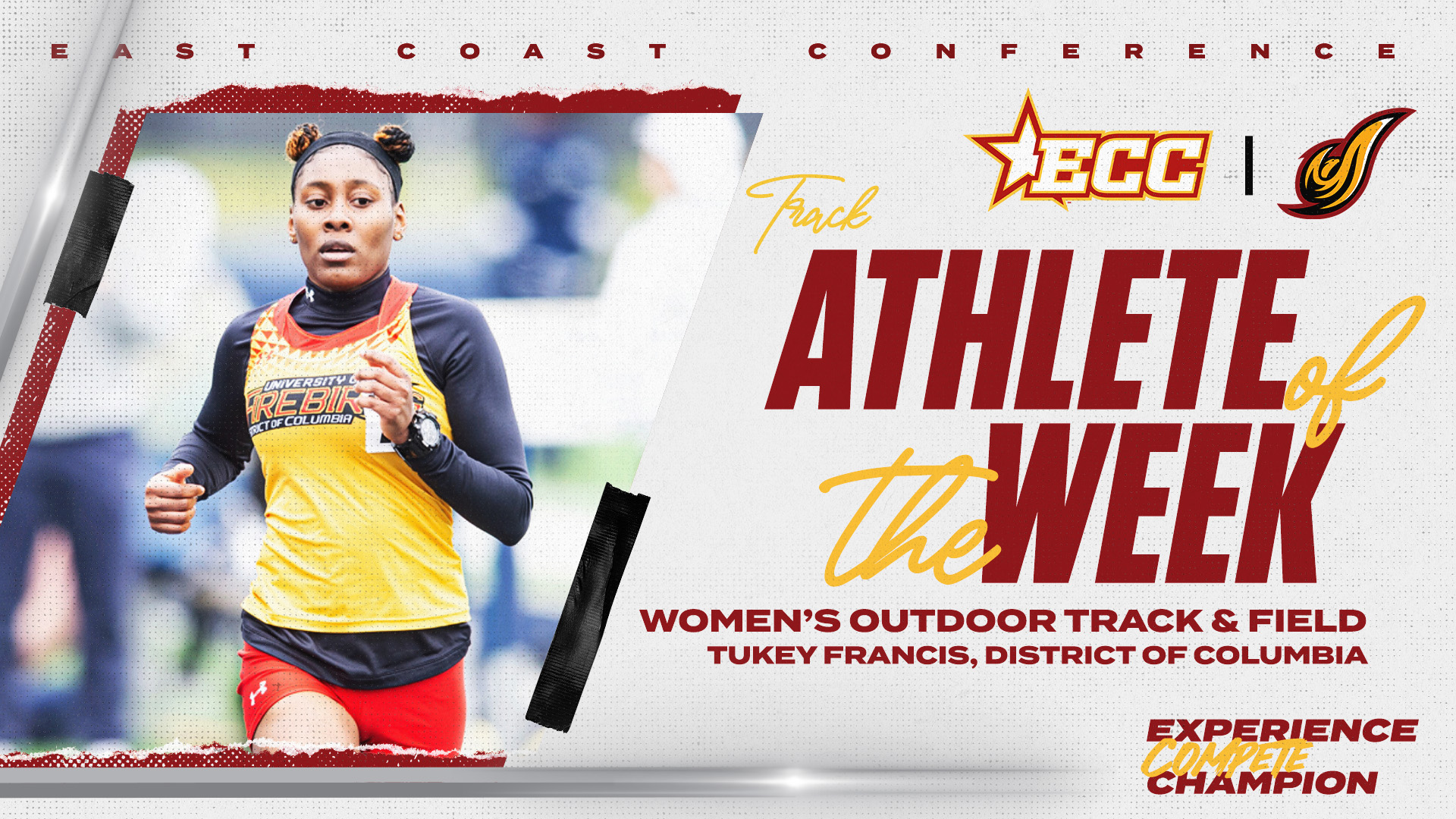 Tukey Francis Named ECC Track Athlete of the Week