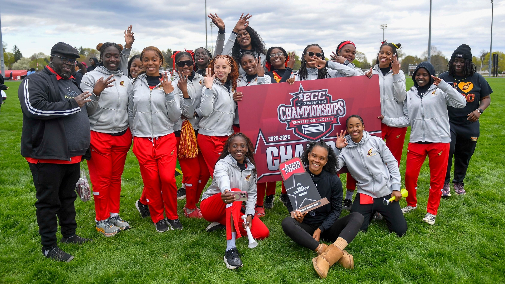 UDC Women&rsquo;s Track &amp; Field Secures First-Ever Three-Peat at ECC Outdoor Championships