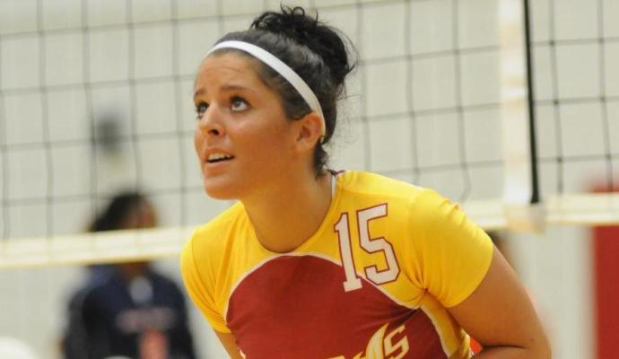 Senior Grace Perilli had a season-high 25 digs.