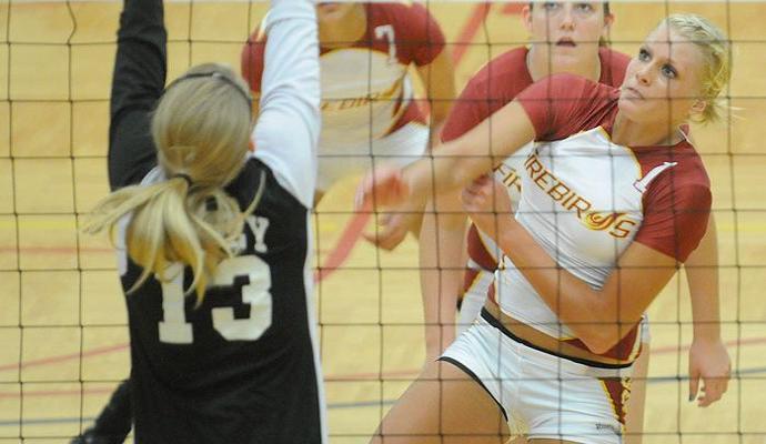 Junior Julia Lynch led the Firebirds with eight kills and zero errors.