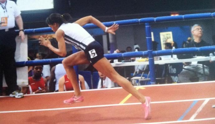 Simone Grant has shown promise in multiple sprint events as well as the Long Jump and Triple Jump.